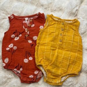 Baby Cat & Jack Onesies | Size 12 Months